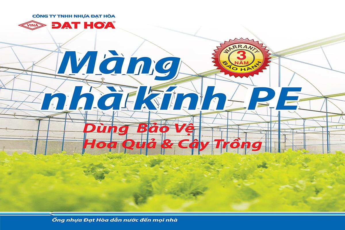 MÀNG NHÀ KÍNH BẢO VỆ CÂY TRỒNG - HOA QUẢ