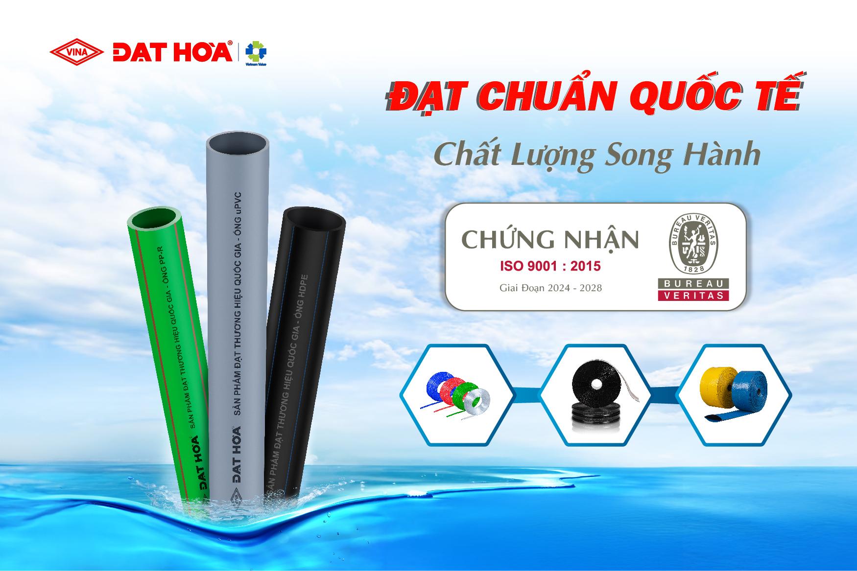 ĐẠT CHUẨN QUỐC TẾ - CHẤT LƯỢNG SONG HÀNH