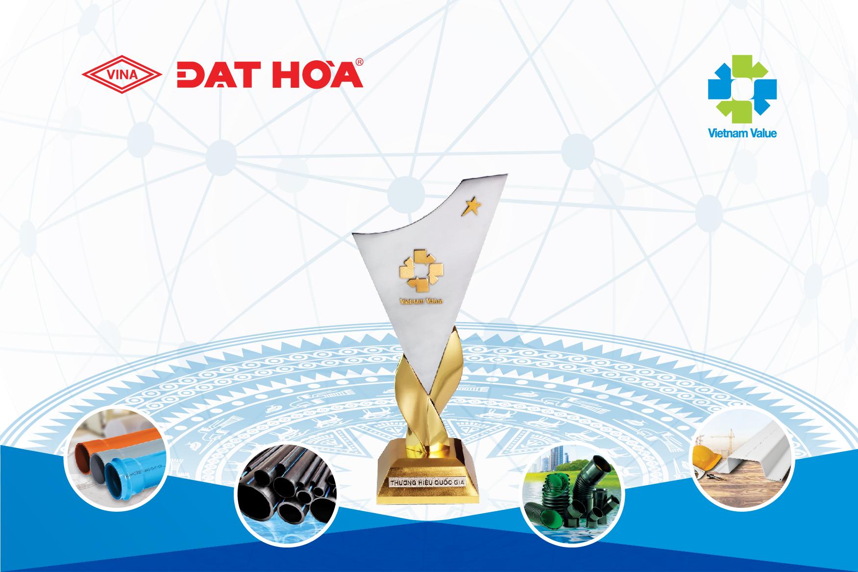 NHỰA ĐẠT HOÀ TỰ HÀO ĐẠT THƯƠNG HIỆU QUỐC GIA NĂM 2020