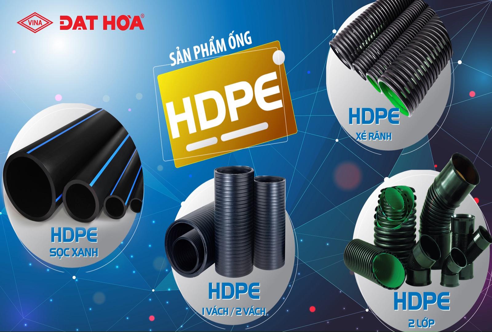 CẤP THOÁT NƯỚC KHÔNG THỂ THIẾU ỐNG NHỰA HDPE ĐẠT HÒA