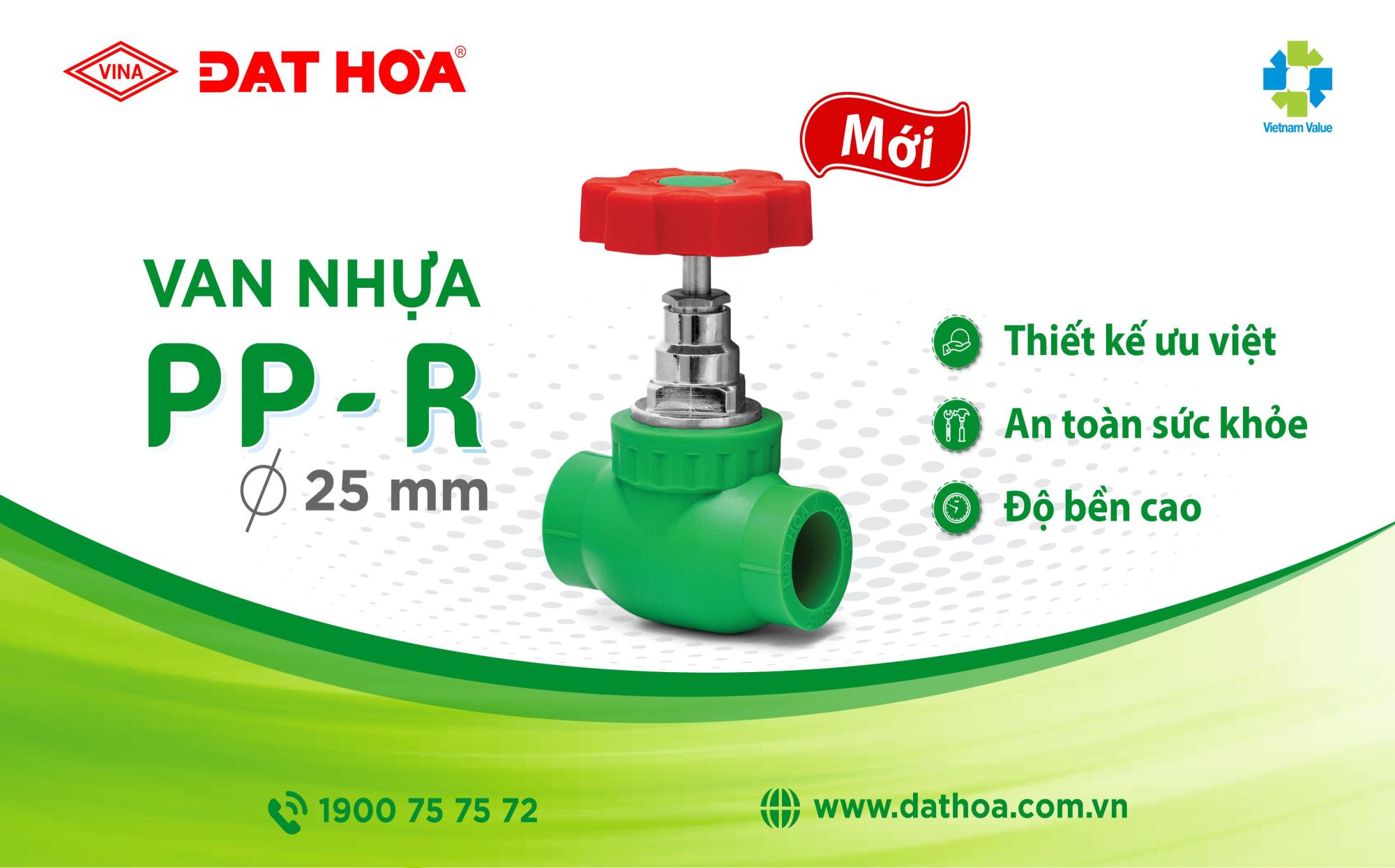 ƯU ĐIỂM VAN NHỰA PP-R ĐẠT HOÀ