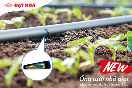 Sản phẩm mới: Ống tưới nhỏ giọt Đạt Hòa