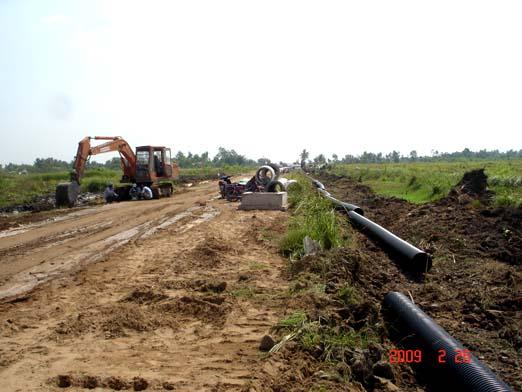 Công trình thoát nước thải KCN Tân Đức - Đức Hòa - Long An