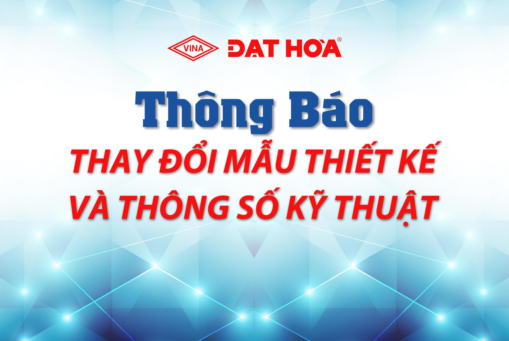 THÔNG BÁO "THAY ĐỔI THÔNG SỐ KỸ THUẬT VÀ THIẾT KẾ MỚI PHỤ KIỆN uPVC"