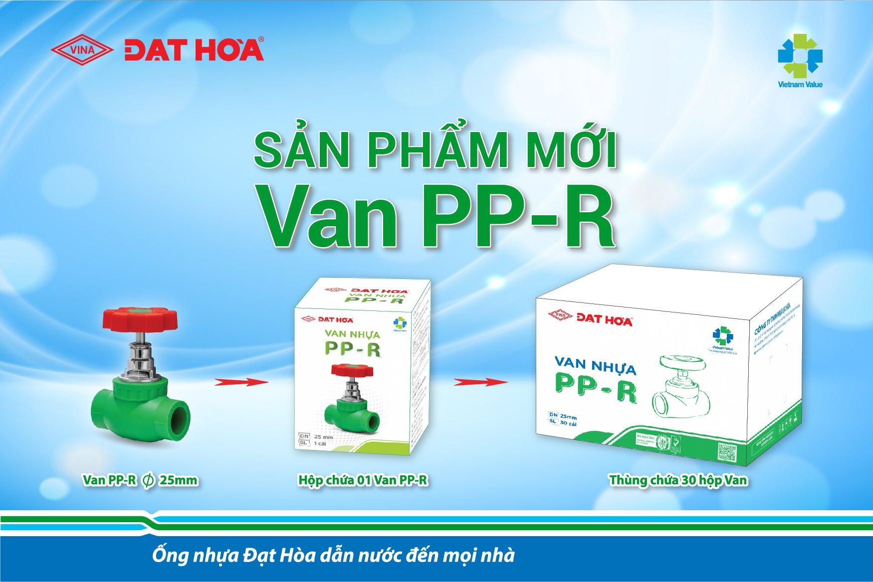 SẢN PHẨM MỚI VAN PP-R Ø 25mm