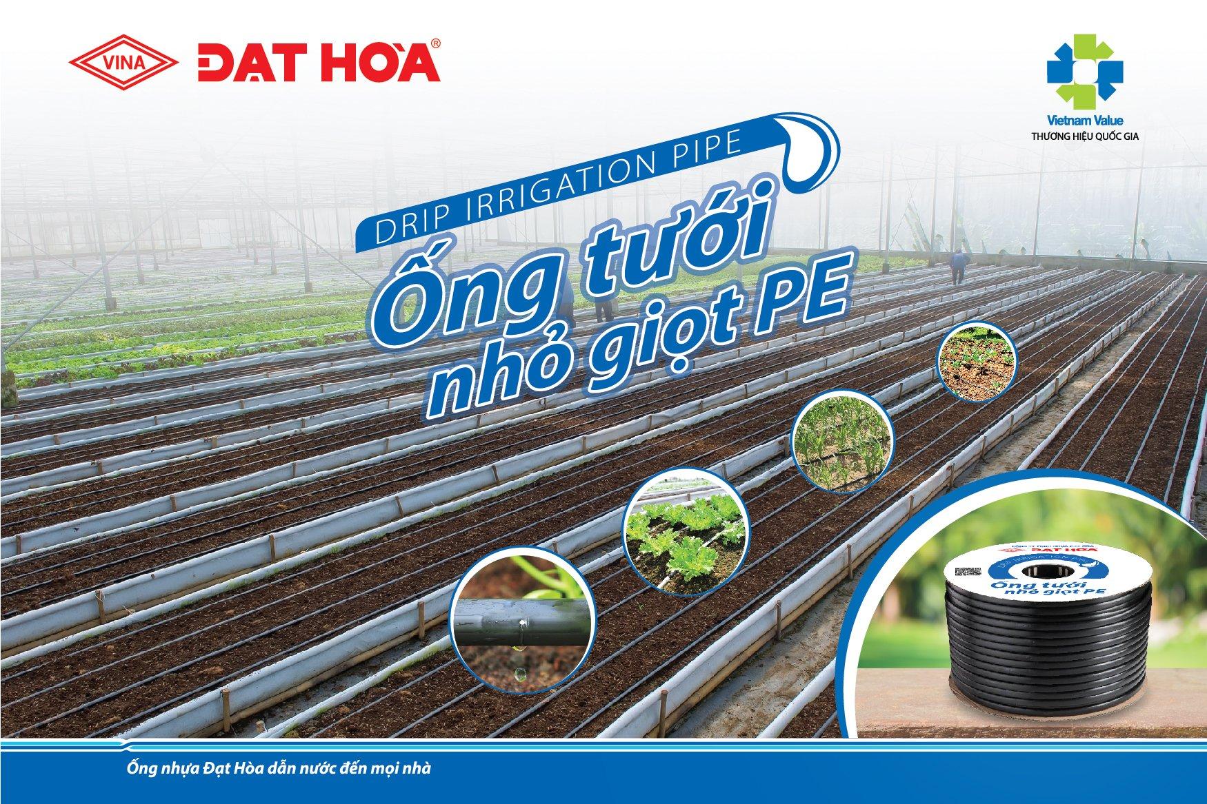 TẠI SAO NÊN SỬ DỤNG ỐNG TƯỚI NHỎ GIỌT TRONG NÔNG NGHIỆP CÔNG NGHỆ CAO