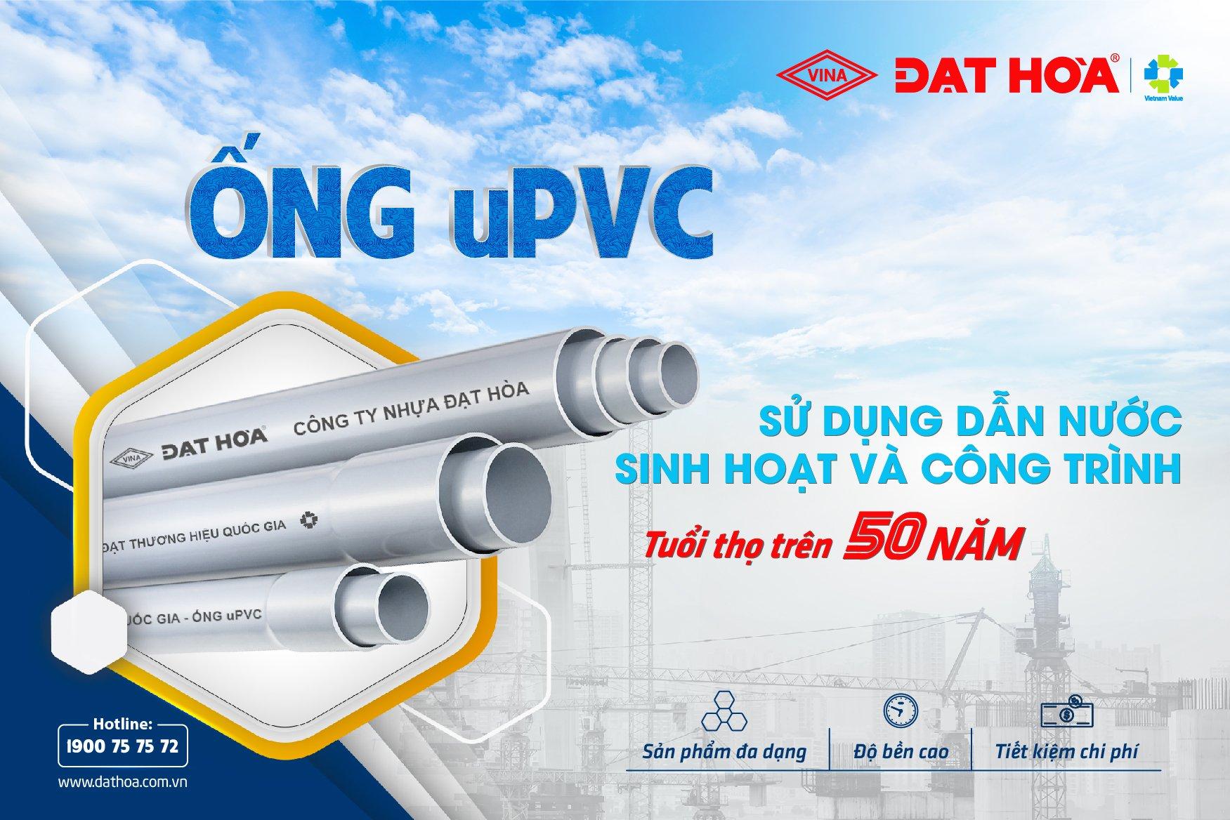 ỐNG NHỰA uPVC GIẢI PHÁP DẪN NƯỚC SINH HOẠT HIỆU QUẢ