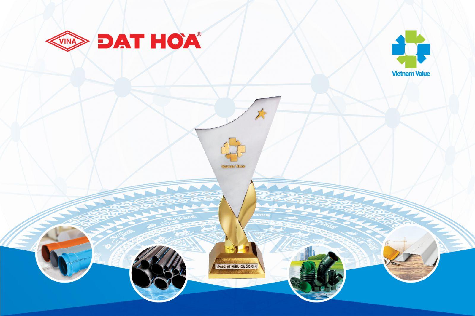 Nhựa Đạt Hòa tự hào đạt thương hiệu quốc gia năm 2020