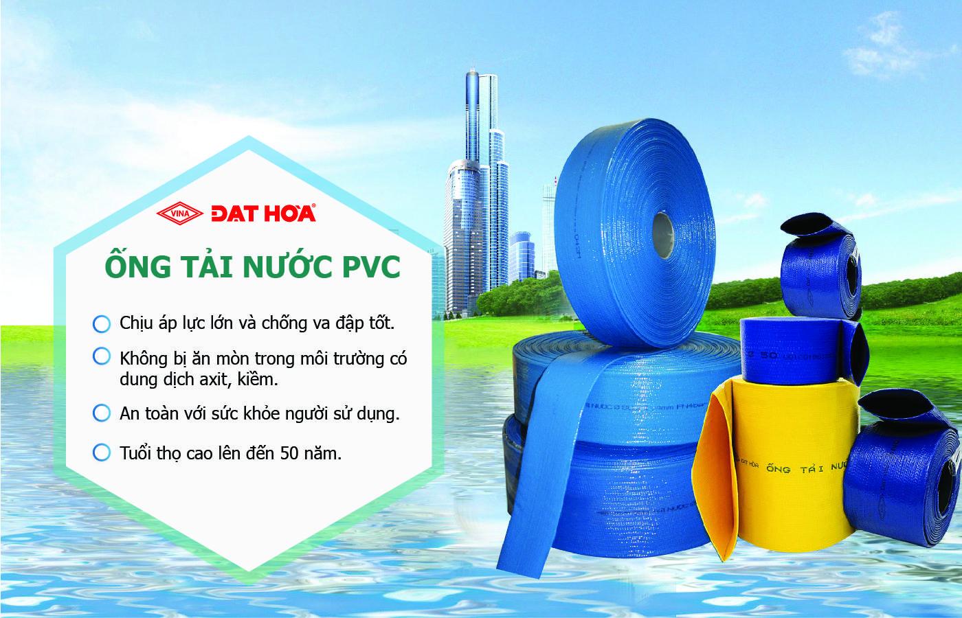 Tải nước thải, nước bùn – không thể thiếu ống tải pvc