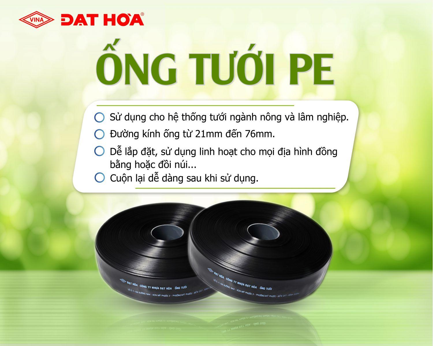 3 lưu ý khi sử dụng ống tưới pe