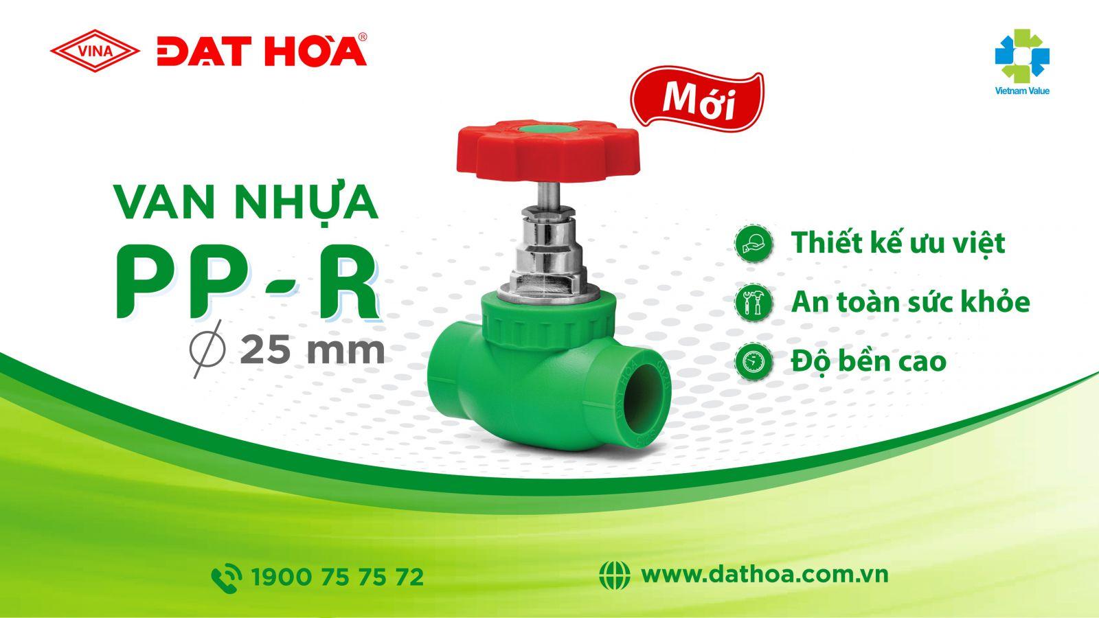 Ưu điểm van nhựa PP-R Đạt Hòa