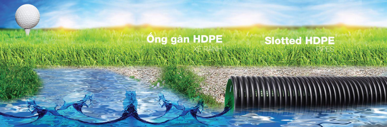 Ống gân HDPE xẻ rãnh