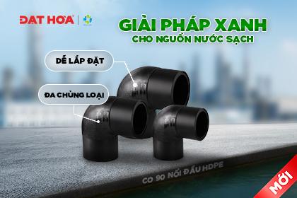 Phụ kiện HDPE - giải pháp xanh cho nguồn nước sạch