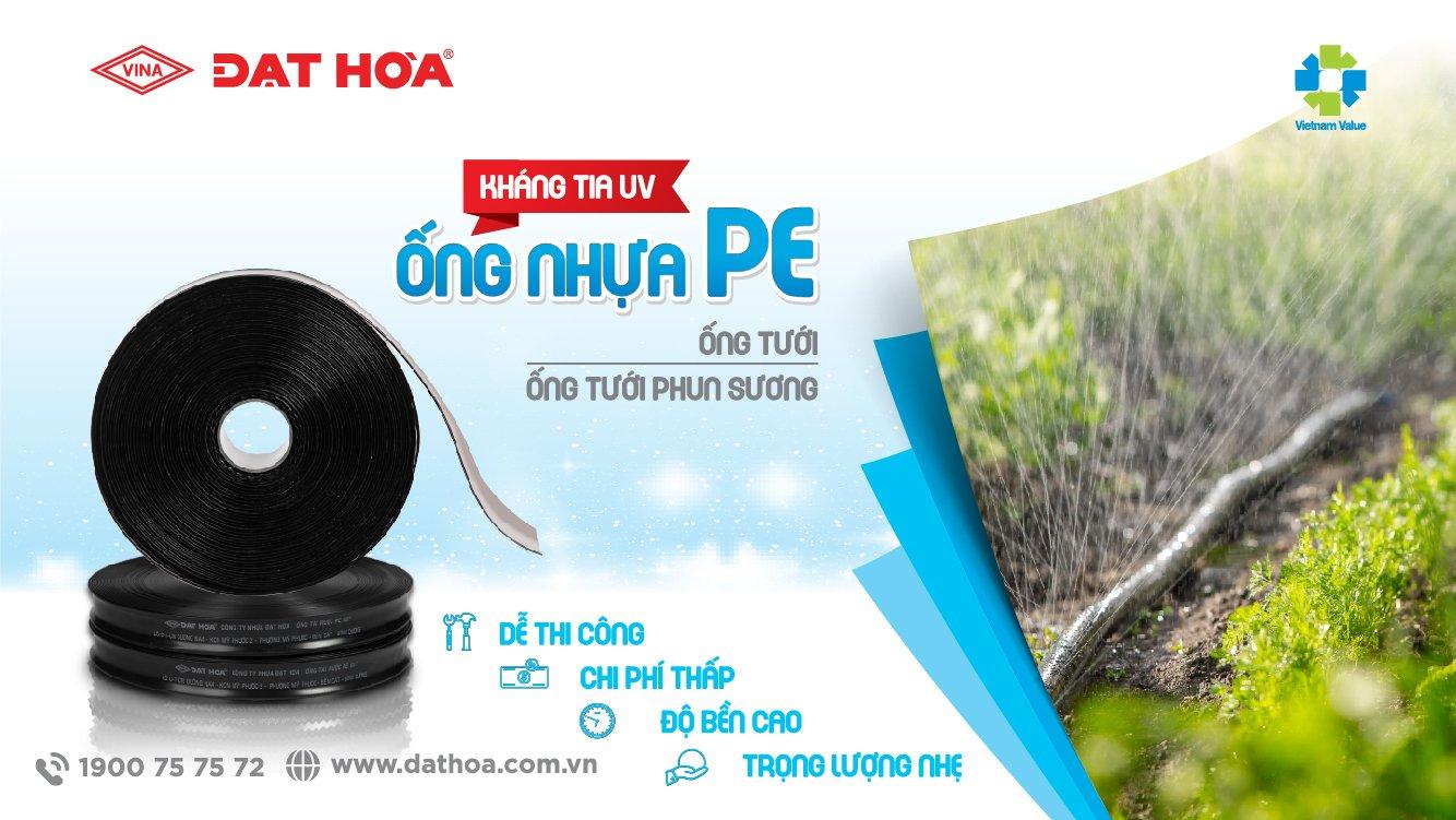 Ống tưới nhựa pe – bạn đồng hành của bà con nông dân