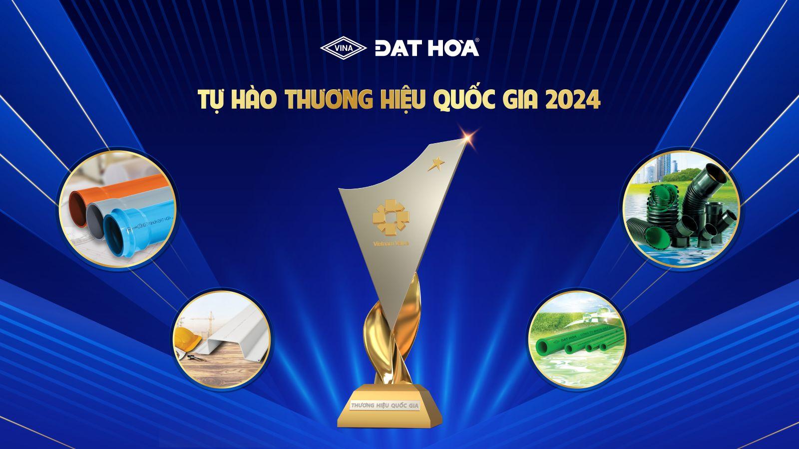 Nhựa Đạt Hòa tự hào thương hiệu quốc gia 2024