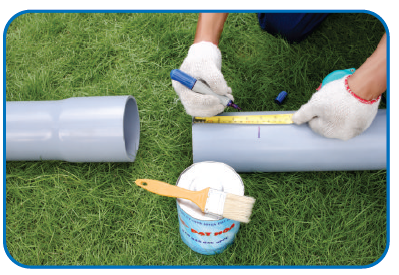 Jointing uPVC pipes by solvent cement