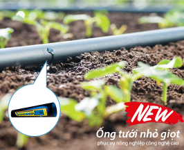 Ứng dụng hệ thống tưới nhỏ giọt trong nông nghiệp