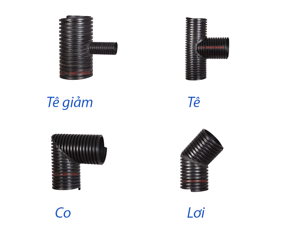 Phụ kiện ống gân HDPE 1 vách