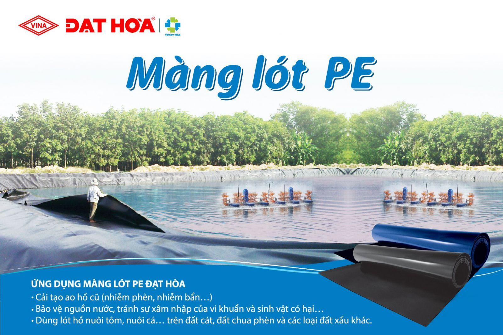 Tại sao trong nuôi trồng thủy hải sản nên sử dụng màng lót hồ pe?