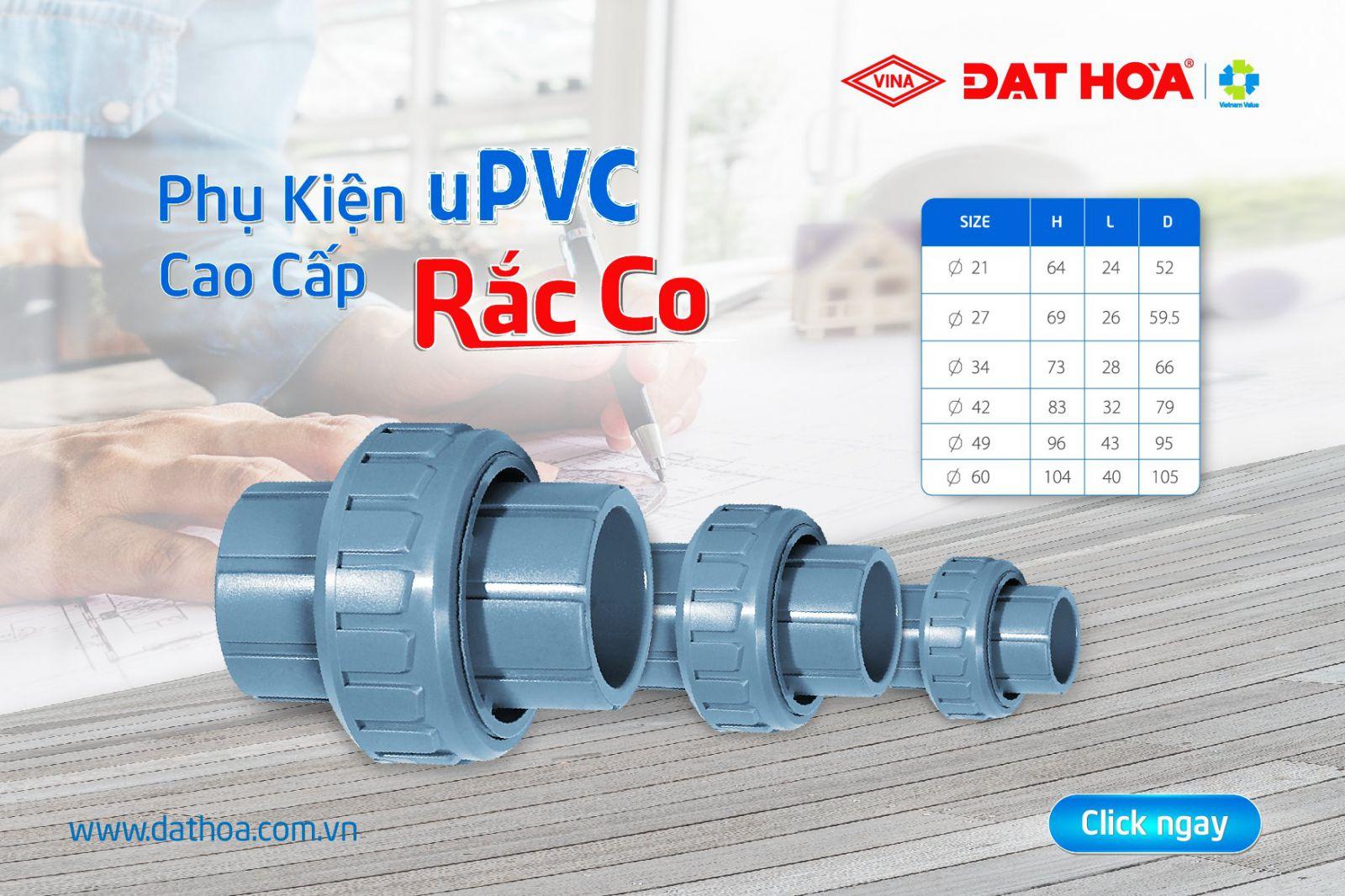 RẮC CO PHỤ KIỆN NHỰA uPVC CAO CẤP – PHỤ KIỆN THÔNG MINH