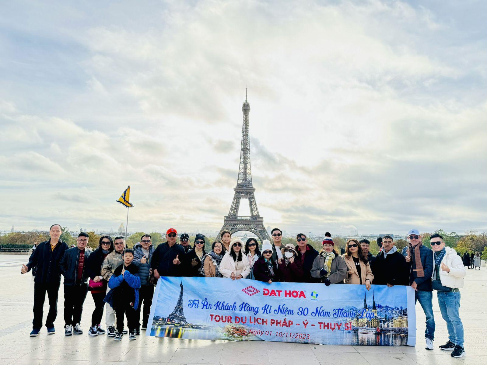 Tour du lịch tri ân khách hàng kỷ niệm 30 năm thành lập pháp –thụy sỹ - ý (đợt 1)